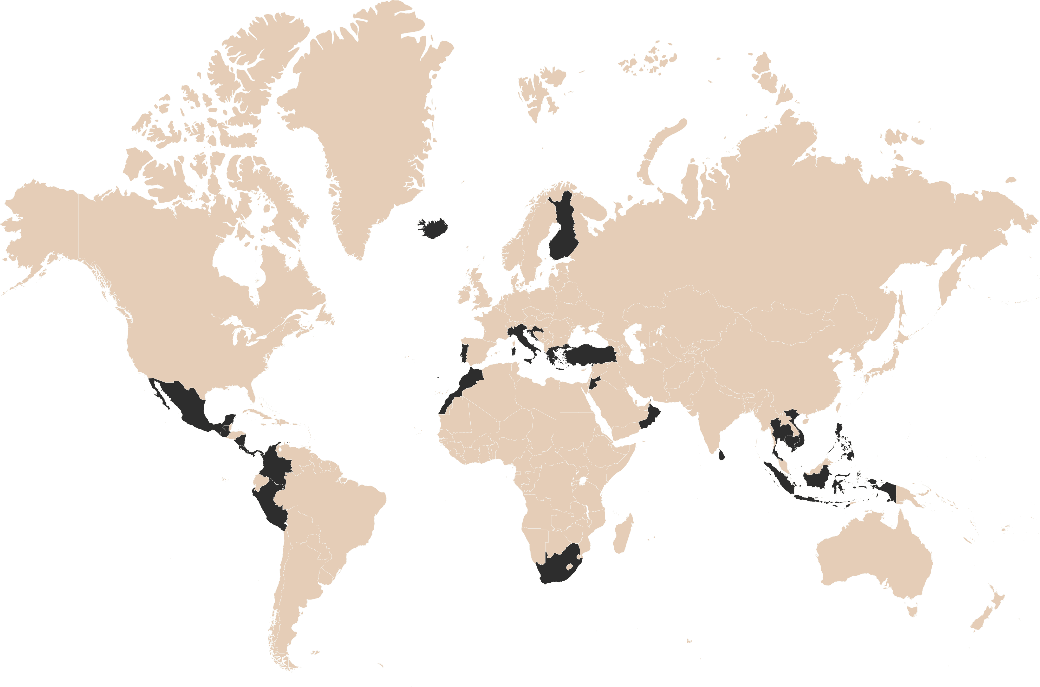Reisjunk Wereldkaart bestemmingen 4k